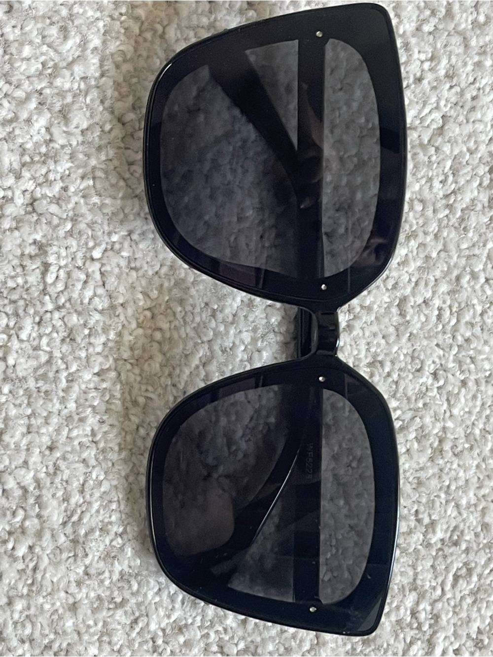 Oversized Black Square Sunglasses